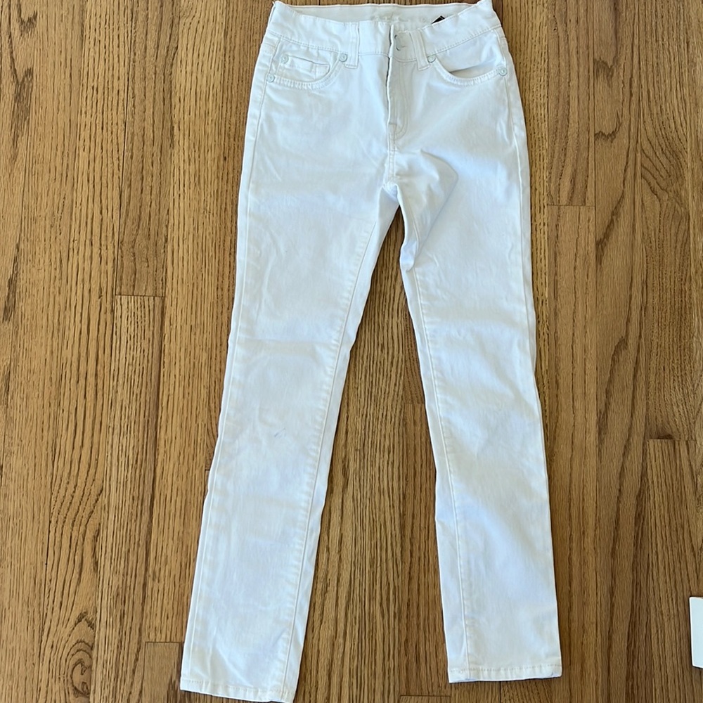 7 for All Mankind White Girl’s Skinny Jeans